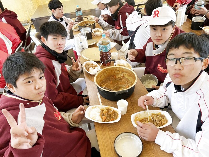 西田川ボーイズ冬季合宿　IN 源じいの森キャンプ場